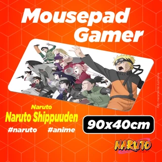 Mouse Pad Gamer Personalizado - Naruto Shippuuden - Anime - 90x40cm