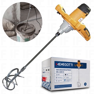Misturador de Argamassa Elétrico 220v 1200Wts MEL1200 Menegotti