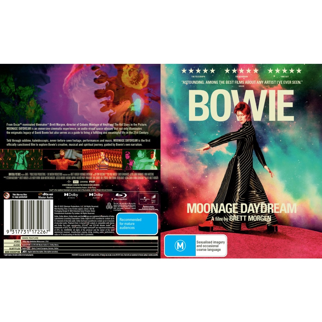 Moonage Daydream (2022) David Bowie HD Legendado DVD