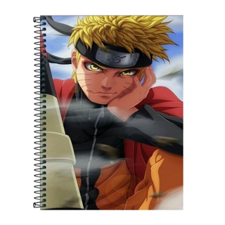 Caderno 10 Matérias Boruto Anime Naruto Universitário – Papelaria Giga