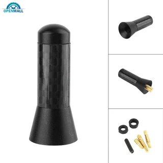 OM Antena Mastro De 3,5cm De Fibra De Carbono Parafuso De Alumínio Para Carro Curto Stubby Universal Mini