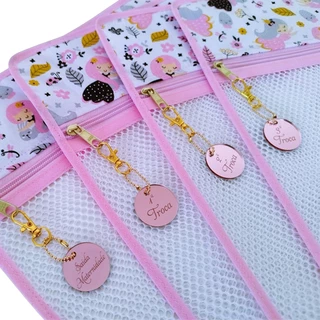 Saquinho Maternidade Organizador Bolsa Maternidade Kit 4 ou 5 Unidades + Tags Rose Gravadas a Laser Saquinho Maternidade Organizador Bolsa Maternidade Kit 4 ou 5 Unidades + Tags Rose Gravadas a Laser