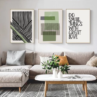 Quadros Decorativos Trio Kit 3 peças Grandes 90x60 ou 60x40 mais de 50 opções de imagens Quadro decorativo Sala Quadro decorativo Quarto Quadro decorativo Escritório Quadro decorativo Marmorizado Quadro decorativo abstrato Folhas arte quadro mosaico