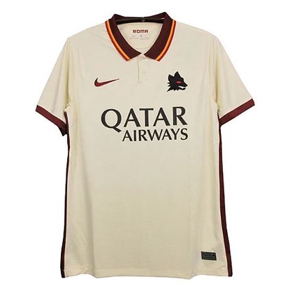 Camiseta De Time Roma Qatar Airways Branca Masculina Vasual+esporte ...