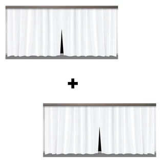 2 Cortina Em Pvc Box De Pias/tanques/armários/dispensa