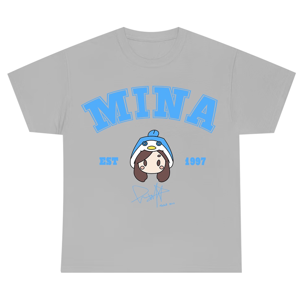 Camiseta T-shirt Unissex Algodão Mina Twice Fofa Kpop | Shopee Brasil