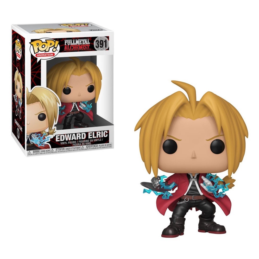 FUNKO POP ANIMATION FULLMETAL ALCHEMIST - EDWARD ELRIC 391 NOVO ORIGINAL