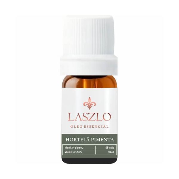 Óleo Essencial HORTELÃ PIMENTA Mentha piperita - 10 ml - LASZLO