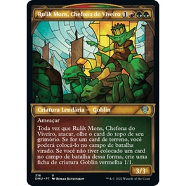 Rulik Mons, Chefona do Viveiro (Lendário) (Goblin) - Magic The Gathering