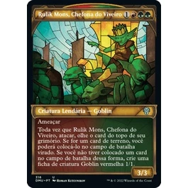 Rulik Mons, Chefona do Viveiro (Lendário) (Goblin) - Magic The Gathering