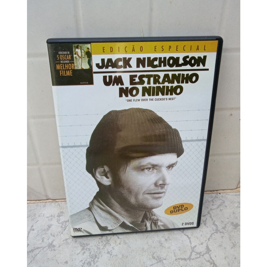 DVD Um Estranho No Ninho Filme Com Jack Nicholson Duplo 2 DVDs