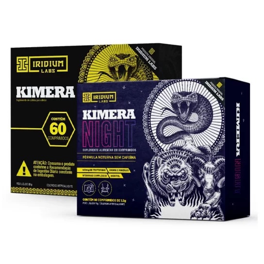 kimera Thermo 60 caps + Kimera Night 60 caps Iridium Labs Shopee Brasil