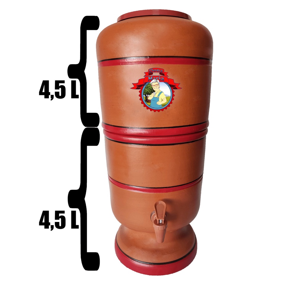 Filtro de Barro grande/ Filtro de água de 9Litros. | Shopee Brasil