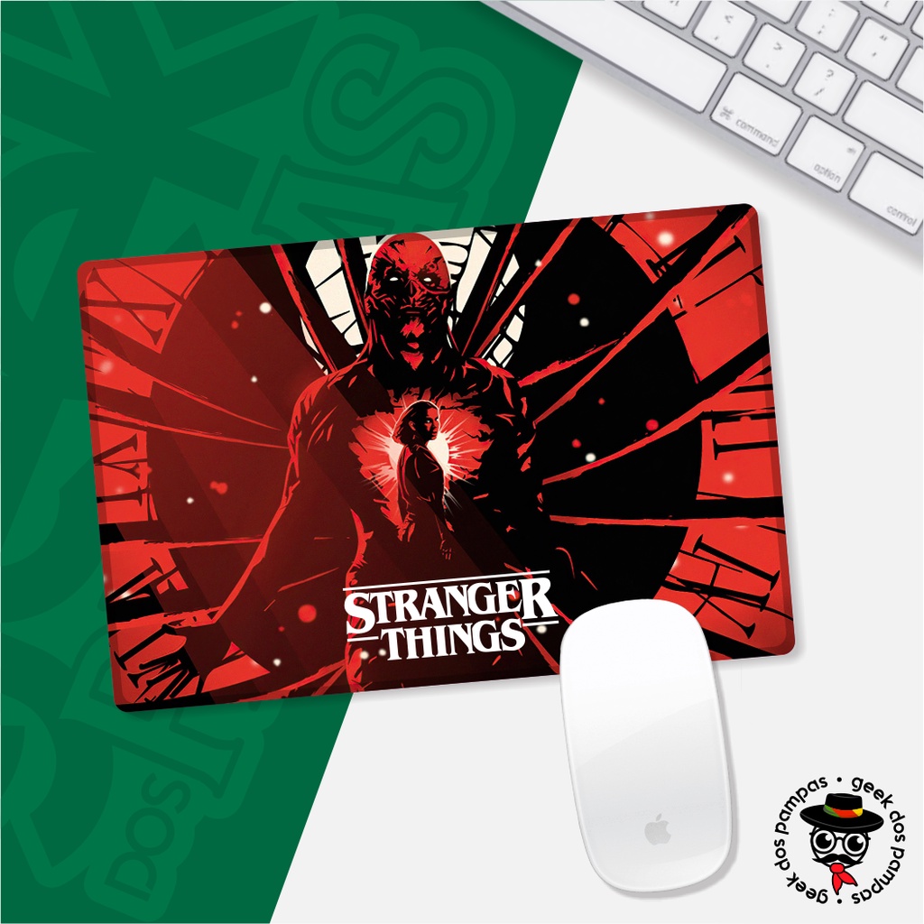 Mouse Pad Retangular Base Emborrachada Stranger Things Vecna | Shopee ...