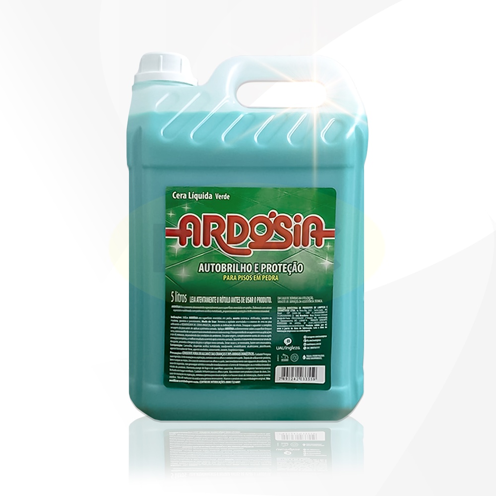 Cera Líquida Para Piso Ardósia Verde 5L Autobrilho E Proteção - Ingleza ...