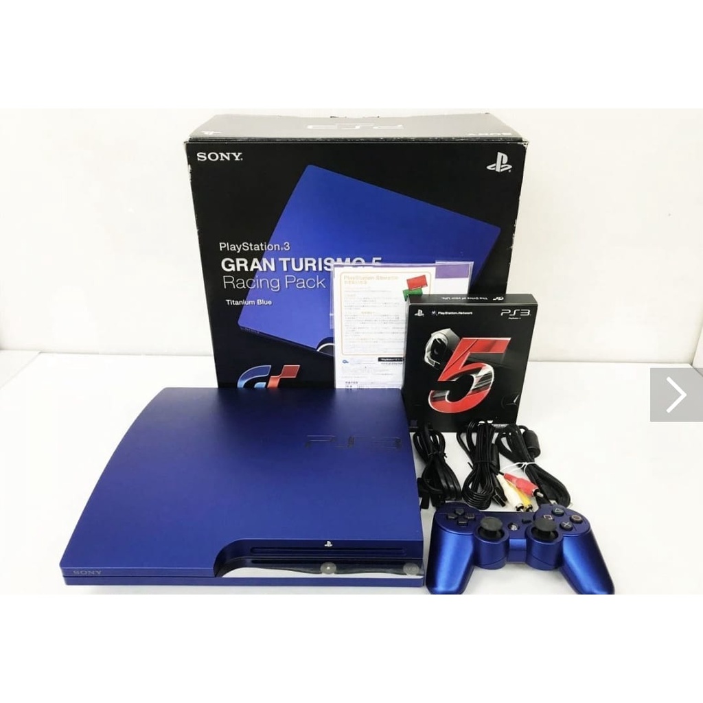 Playstation 3 Gran Turismo 5 Racing Pack Titanium Blue 160 GB