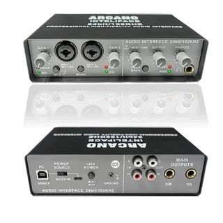 Interface de áudio Arcano INTELIFACE usb 24 bits com pré amp
