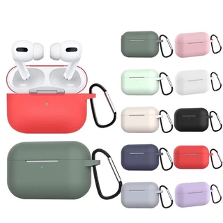 Capa Capinha Pra fones de ouvido Case Para Fone AirPods 3 De Silicone Proteção + Gancho Mosquetão Lançamento