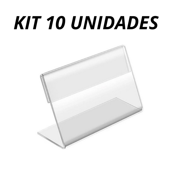 Display Acrilico Porta Preço 6x4cm (Horizontal) | Shopee Brasil