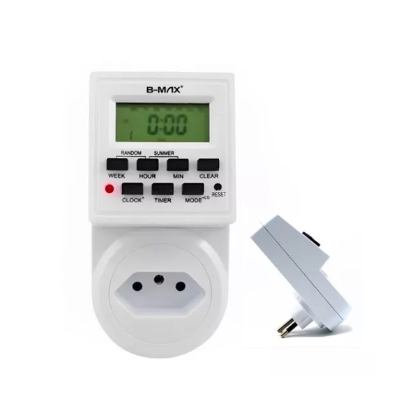 Timer Digital E Temporizador Tomada Lcd Programavel Energia Bivolt ...