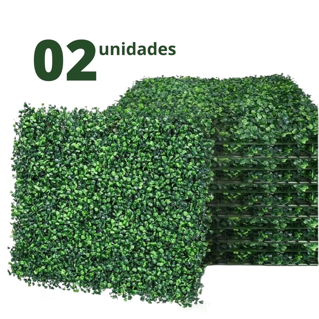 Placa Grama Artificial Grande 40x60 2 unidade