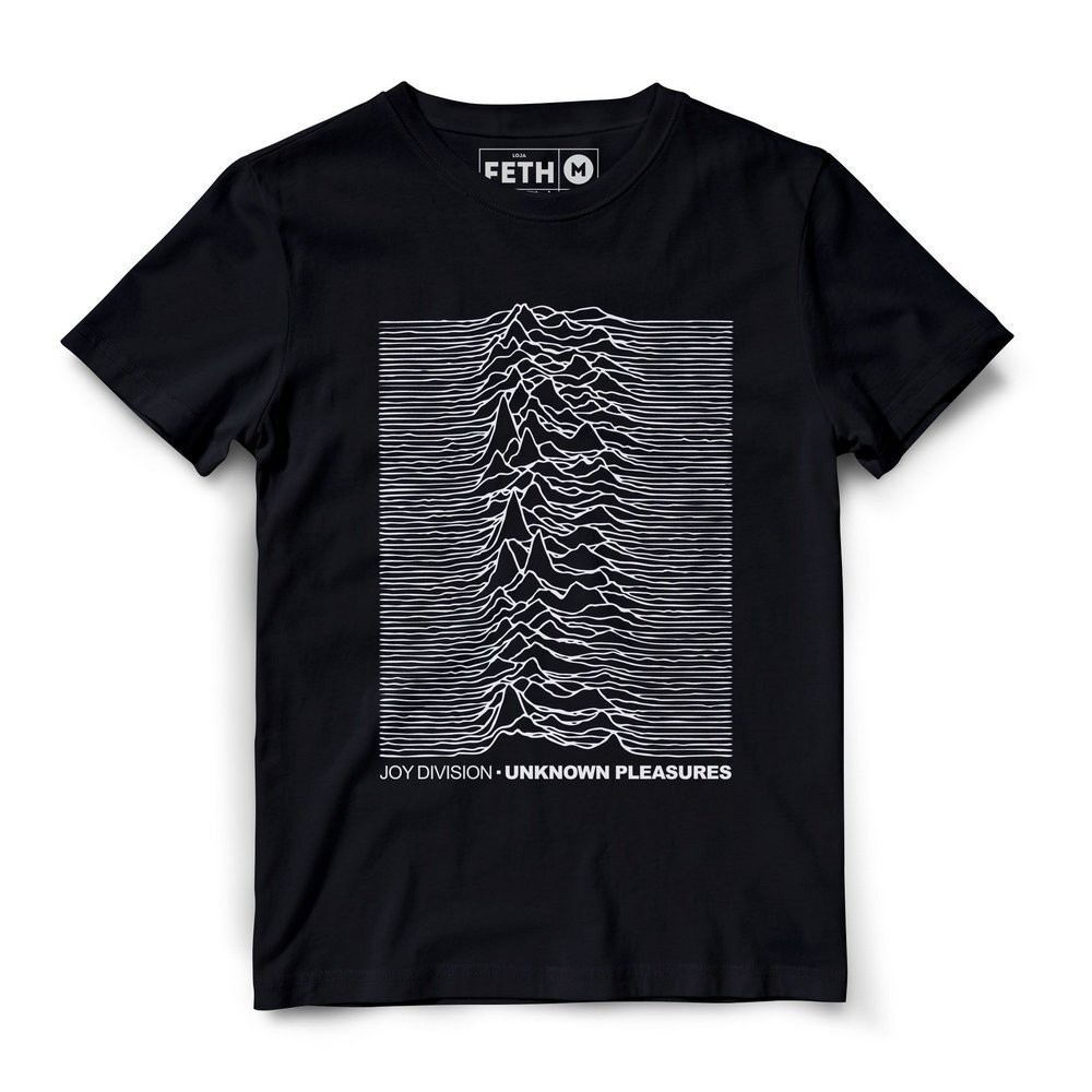JOY DIVISION Unknown Pleasures Tシャツ Camiseta Joy Division – Unknown Pleasures | Clássico Post-Punk