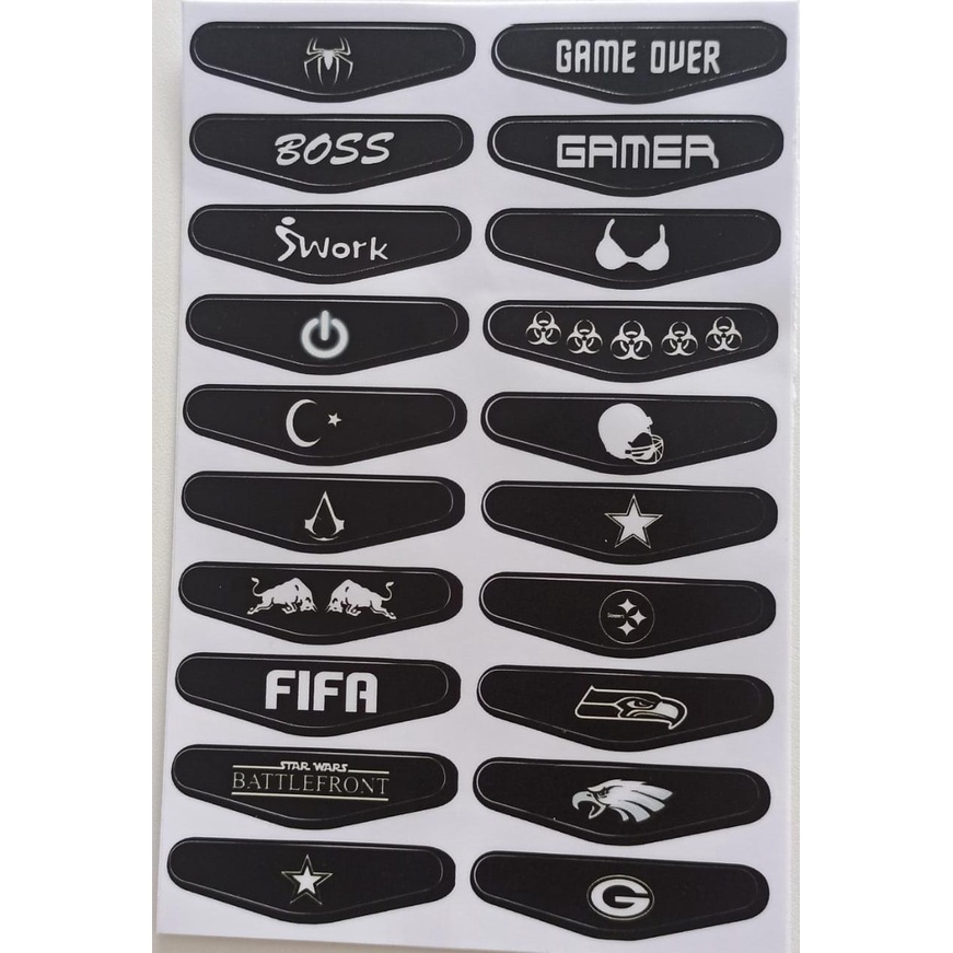 Call of Duty Ghost - Play Station PS4 Lightbar Sticker Aufkleber