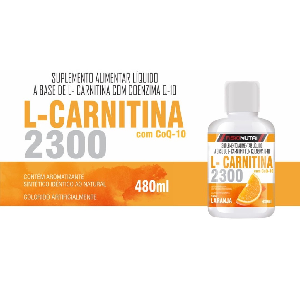 l carnitina coenzima q10 para que serve l carnitina liquida - 2300 mg + Coenzima Q10 Líquido - Pote 480ml