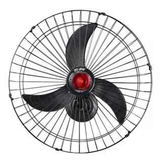 Ventilador De Parede 70cm Preto 3 Pás Bivolt