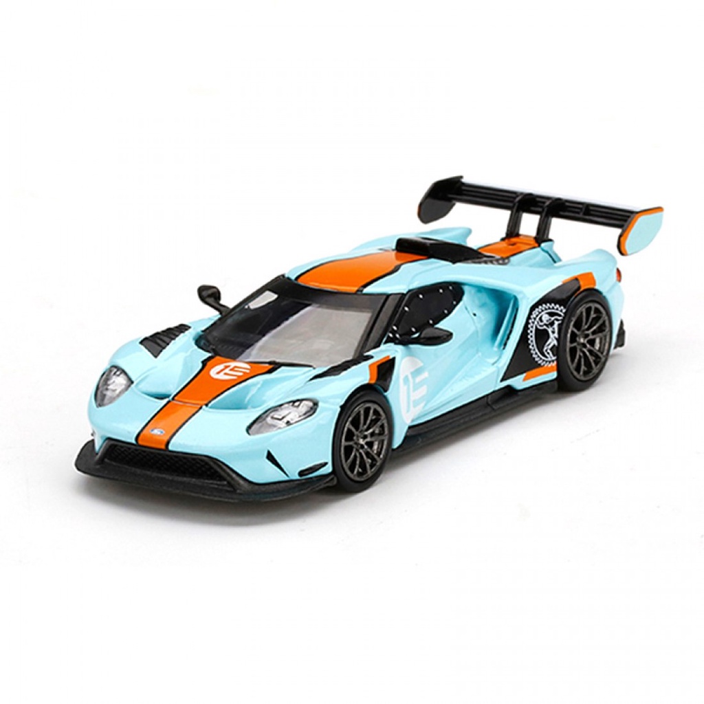 Mini GT MGT00359-L 359 1/64 FORD MK II 002 Escala DIECAST Laranja Azul Carro Modelo