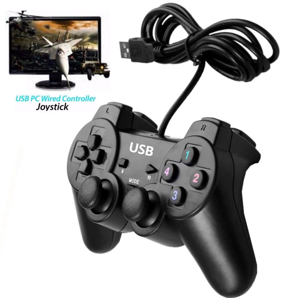 Controle Ps2 Pc Games Joystick USB Notebook Dual Shock - Online