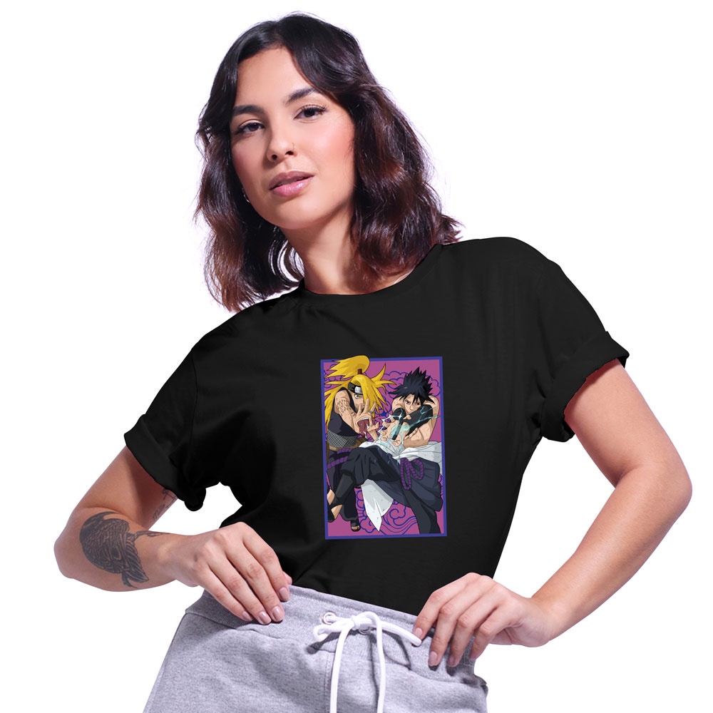 A camiseta Naruto que todo fã do anime precisa ter - Camisetas anime 30.1  penteada e reforçada, 100% algodão estampa no tamanho Gigante!