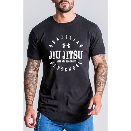 Camisa/Camiseta - Jiu Jitsu - Arte Suave - Preto
