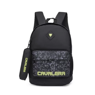 Mochila Cavalera Escolar Reforçada Unissex C/ Estojo