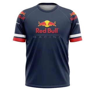 Blusa Red Bull Azul Touro Racing Fórmula 1 Camiseta F1 Esportiva Camisa Dry Fit Tecido Premium