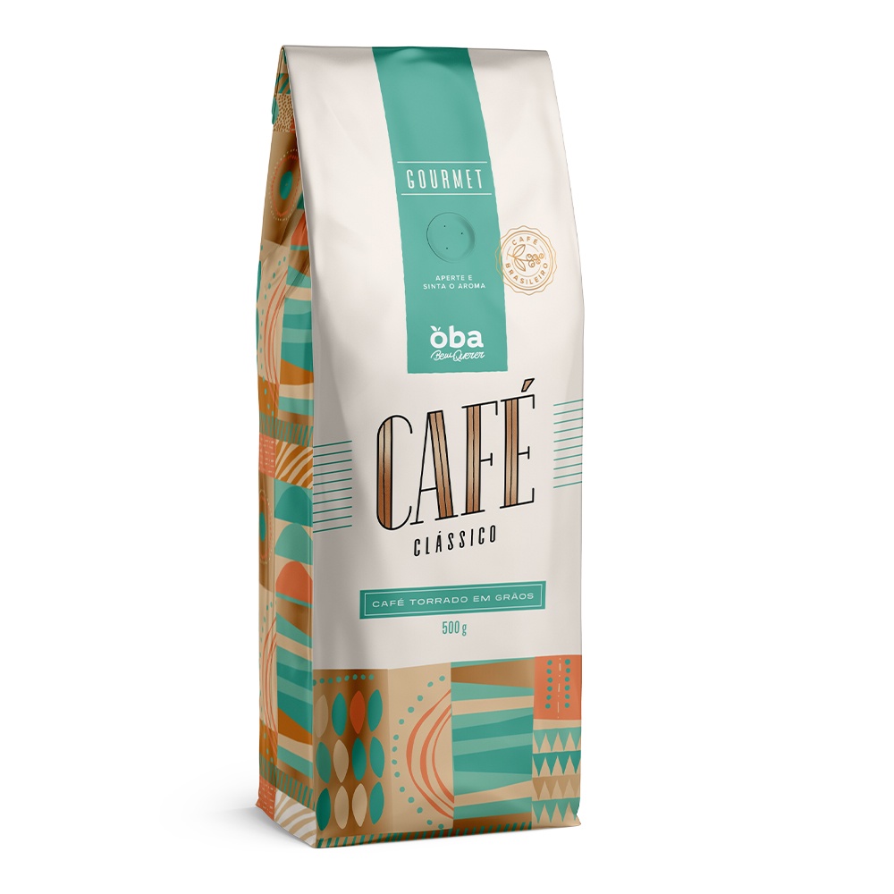 Café Gourmet Clássico Torrado Em Grãos Oba Bem Querer 500 G | Shopee Brasil