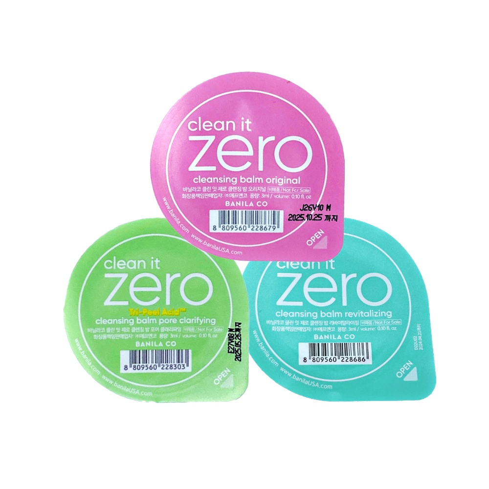 banila co clean it zero cleansing balm original, pore clarifying, revitalizing, nourishing mini