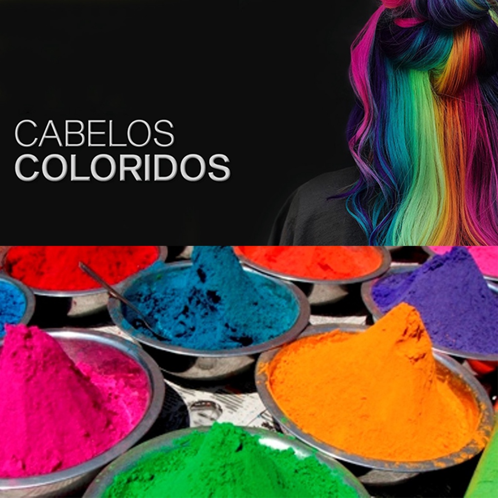 Kit 2 Anilinas A Álcool Cabelo Pigmentada 10 opções de cores a escolher