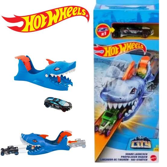 Lançador Hot Wheels City Dinossauro T-rex Mattel Gvf41