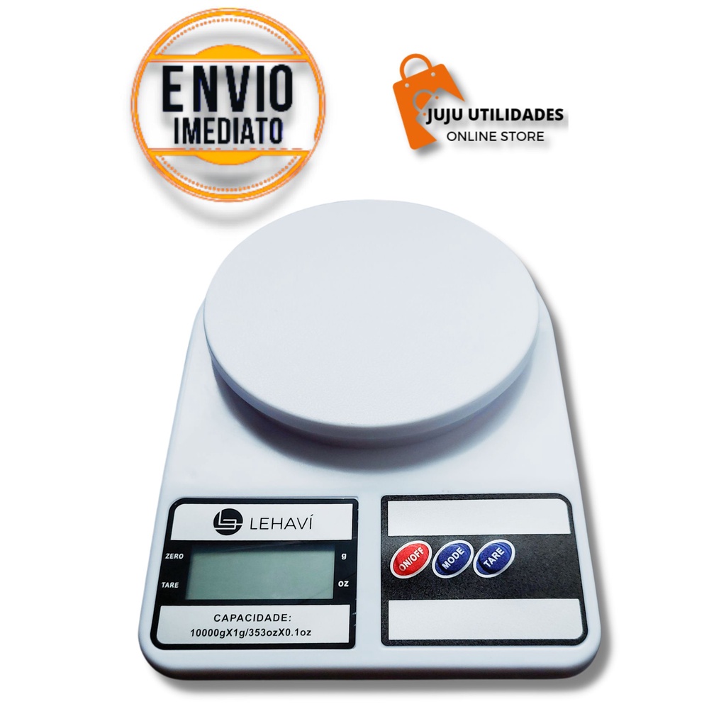 Balança Precisão Digital de cozinha 1g x 10kg Balança De Cozinha ...