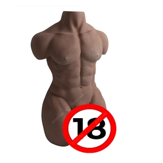 Masturbador Realístico Corpo Masculino Com Pênis Grande Grosso e Anus Penetrável Sex Shop