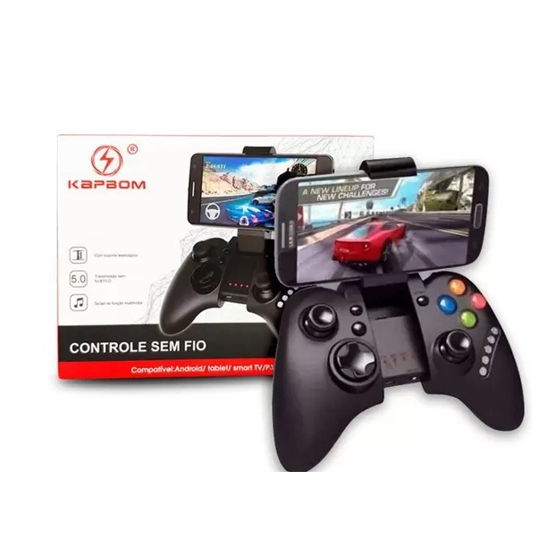Controle Gamepad Bluethoot Celular Android PC - Todos Os Jogos - Online -  Controle para Celular - Magazine Luiza