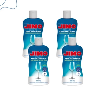Kit 4 Jimo Secante Abrilhantador Louça 100ml Original