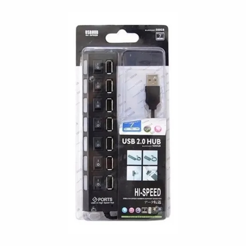 Hub 3.0 Extensor Portas Usb Hd Pen Drive Switch | Shopee Brasil