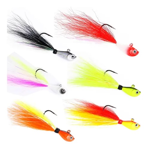 Isca Artificial Streamer Jig 10g Marine Sports
