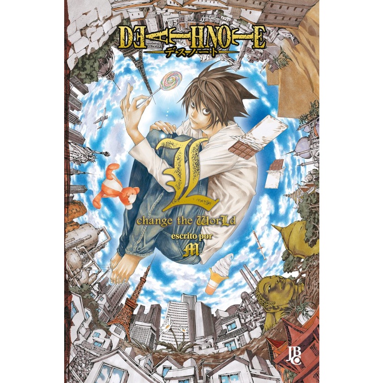 Death Note - L: Change the World (Light Novel Mangá ITEM DE COLECIONADOR Tsugumi Ohba e Takeshi Obata Editora JBC Ação Drama Policial Ficção Detetive Shonen)