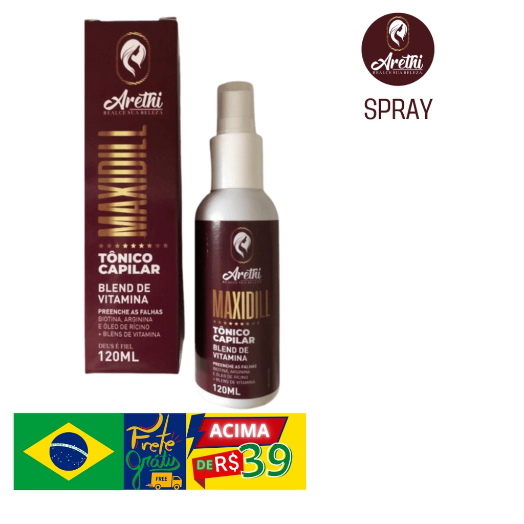 Tratamento Para Queda de Cabelo - Tônico Capilar Maxidill | Shopee Brasil