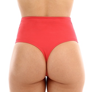 Biquini calcinha hot pant cintura alta lateral larga avulsa fio dental toda forrada moda praia retro