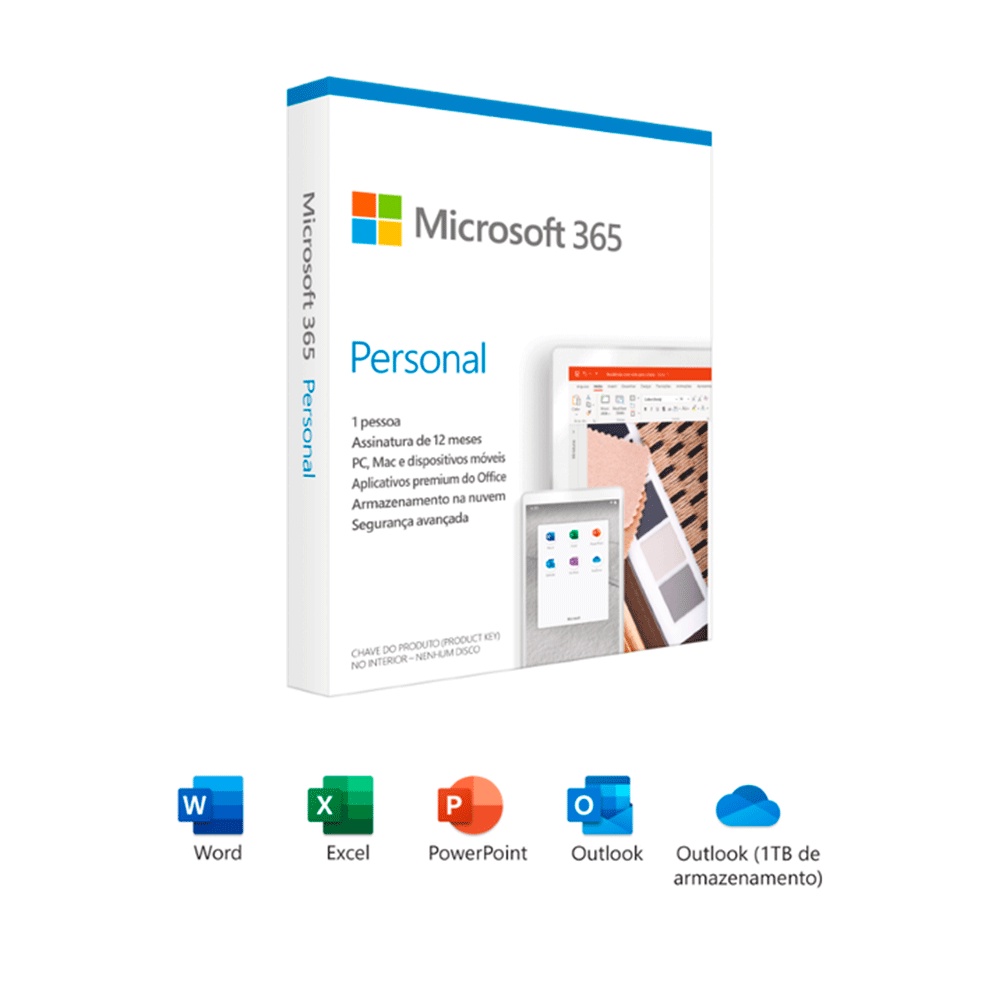 Pacote Microsoft Office 365 Personal - Desconto no Preço