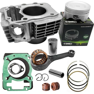 Kit 190cc Titan 150 Taxa Para Gasolina + Biela Completa